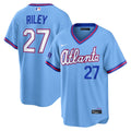 Austin Riley Atlanta Braves 2026 City Connect Stadium Jersey - Powder Blue