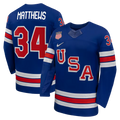 Auston Matthews USA 2026 Olympic Home Jersey - Royal