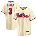 Bryce Harper Philadelphia Phillies Alternate Jersey - Cream