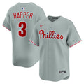 Bryce Harper Philadelphia Phillies Road Jersey - Gray