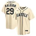 Cal Raleigh Seattle Mariners Alternate Jersey - Cream