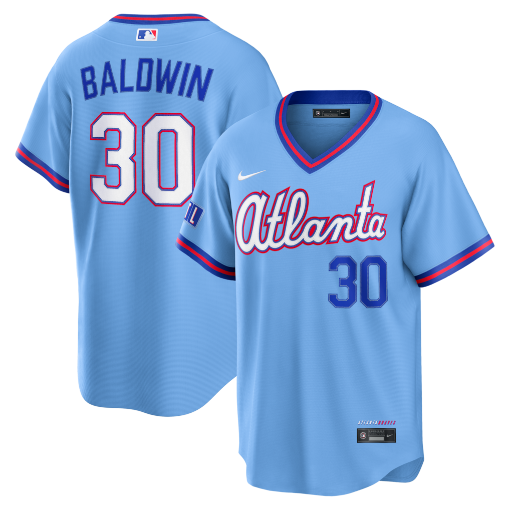 Drake Baldwin Atlanta Braves 2026 City Connect Stadium Jersey - Powder Blue