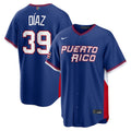 Edwin Díaz Puerto Rico Baseball 2026 World Baseball Classic Road Stadium Jersey - Royal Blue