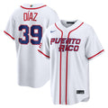 Edwin Díaz Puerto Rico Baseball 2026 World Baseball Classic Home Stadium Jersey - White
