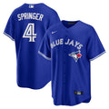 George Springer Toronto Blue Jays Alternate 2 Jersey - Rush Blue