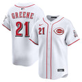 Hunter Greene Cincinnati Reds Home Jersey - White