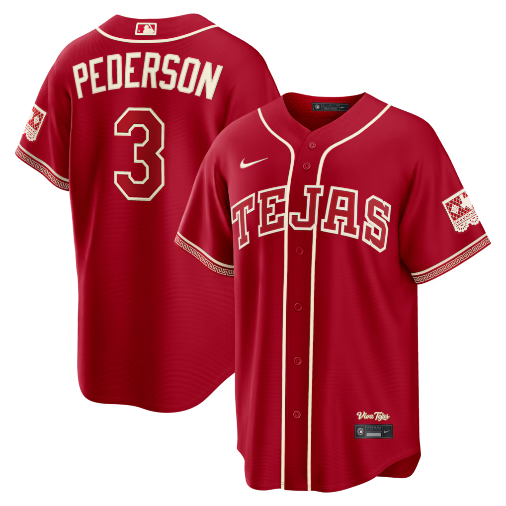 Joc Pederson Texas Rangers 2026 City Connect Stadium Jersey - Red