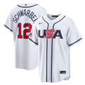 Kyle Schwarber USA Baseball 2026 World Baseball Classic Home Stadium Jersey - White