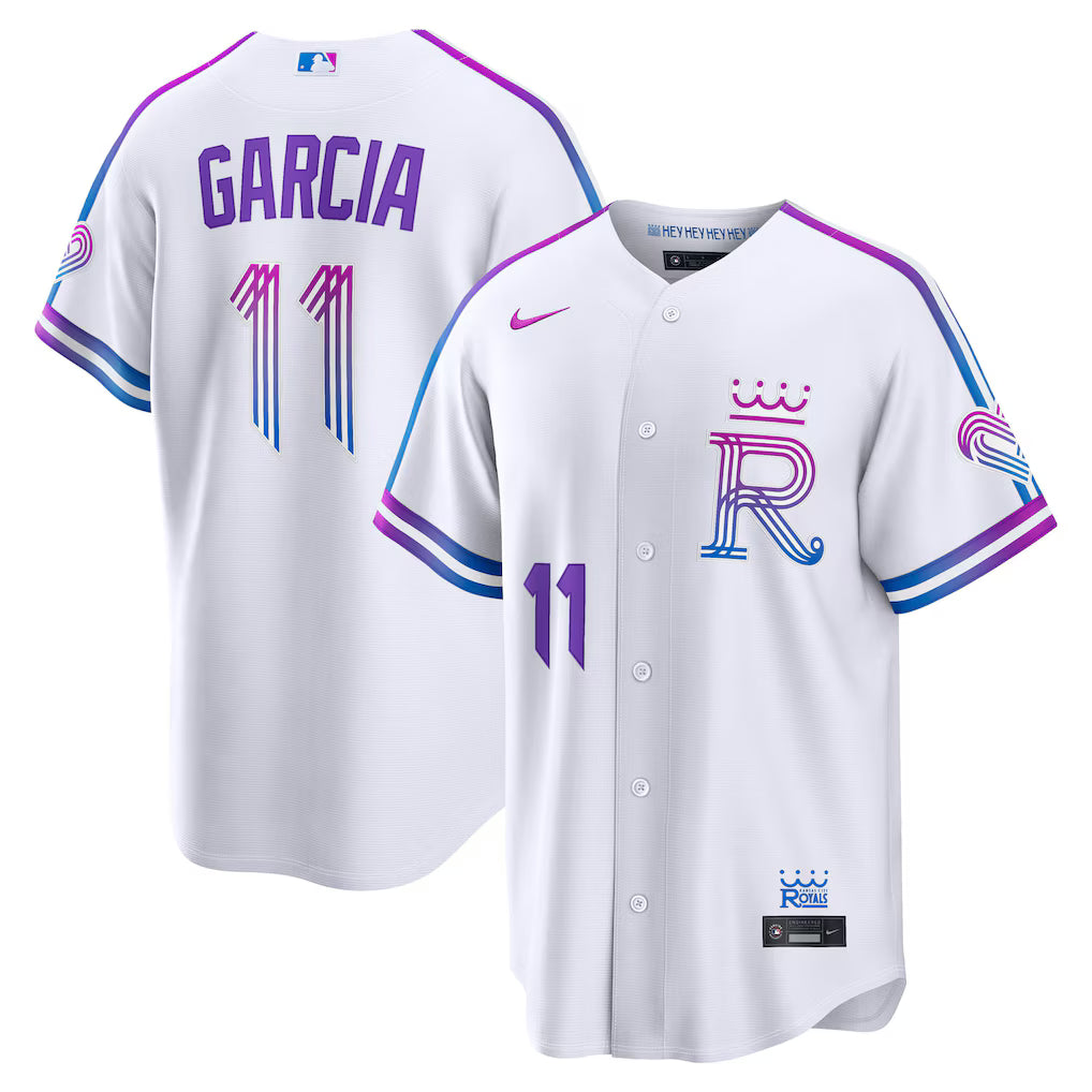 Maikel Garcia Kansas City Royals 2026 City Connect Stadium Jersey - White