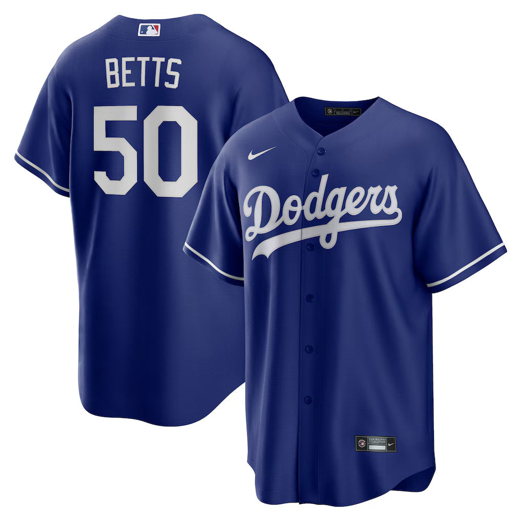 Mookie Betts Los Angeles Dodgers Alternate 2 Player Jersey - Royal