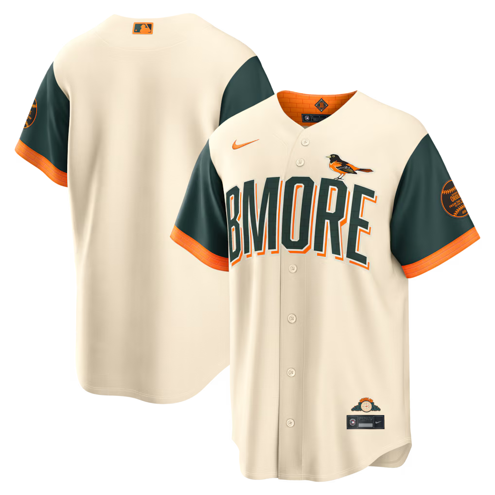 Baltimore Orioles 2026 City Connect Stadium Jersey - Natural