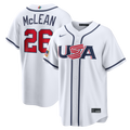 Nolan McLean USA Baseball 2026 World Baseball Classic Home Stadium Jersey - White