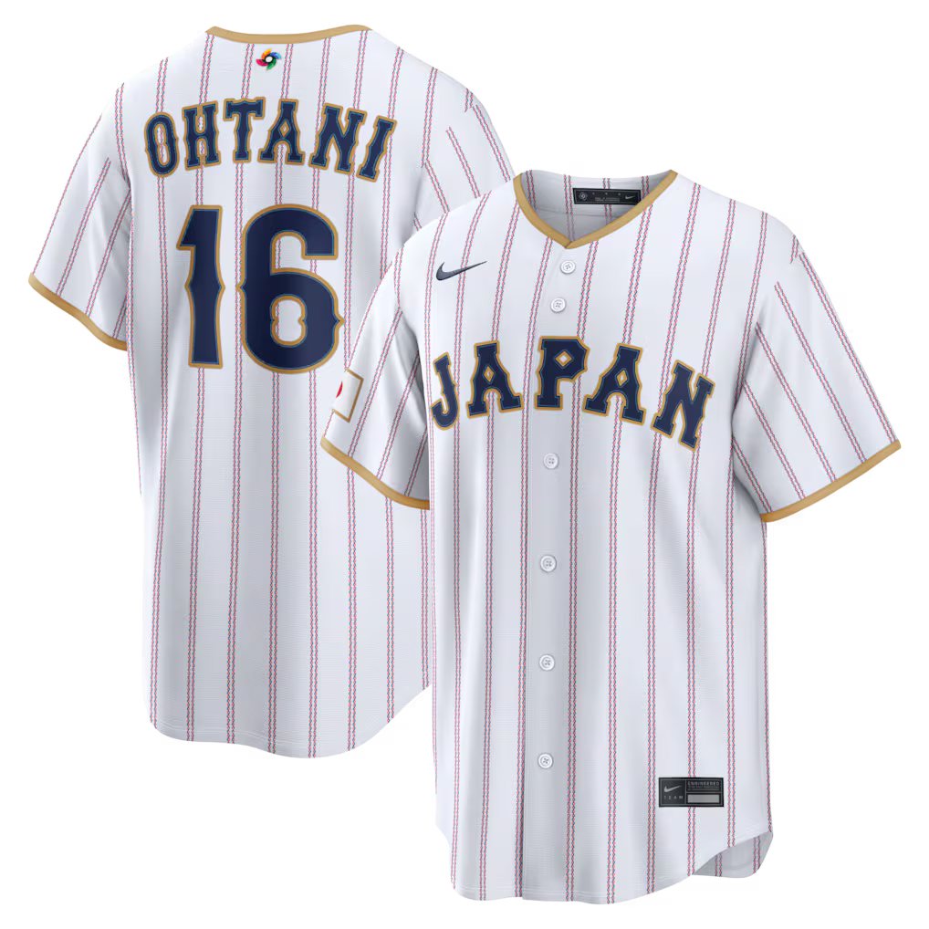 Shohei Ohtani Japan Baseball 2026 World Baseball Classic Home Stadium Jersey - White