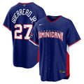 Vladimir Guerrero Jr. Dominican Republic Baseball 2026 World Baseball Classic Road Stadium Jersey - Royal Blue