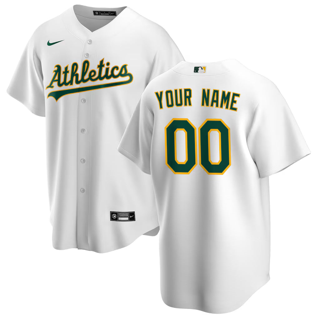 Custom Athletics Home Jersey - White