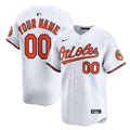 Custom Baltimore Orioles Home Jersey - White