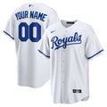Custom Kansas City Royals Home Jersey - White