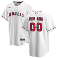 Custom Los Angeles Angels Home Jersey - White