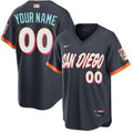 Custom San Diego Padres 2026 City Connect Stadium Jersey - Obsidian