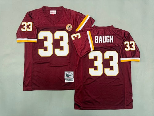 Mens Sammy Baugh#33 Washington Commanders  Vintage Throwback Jersey