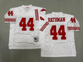 Mens Tom Rathman#44 White San Francisco 49ers Vintage Throwback Jersey