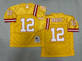 Mens Tom Brady#12 Tampa Bay Buccaneers Vintage Throwback Jersey