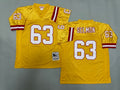 Mens Lee Roy Selmon#63 Tampa Bay Buccaneers Vintage Throwback Jersey