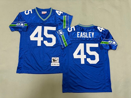 Mens Kenny Easley#45 Seattle Seahawks  Vintage Throwback Jersey