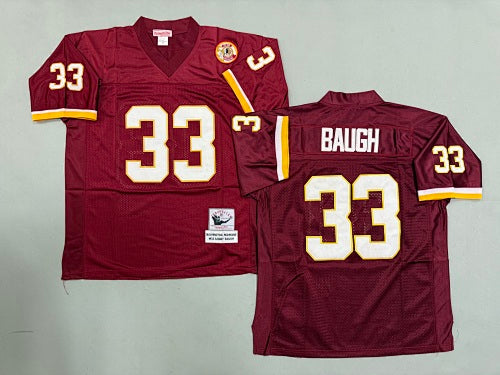 Mens Sammy Baugh#33 Washington Commanders  Vintage Throwback Jersey