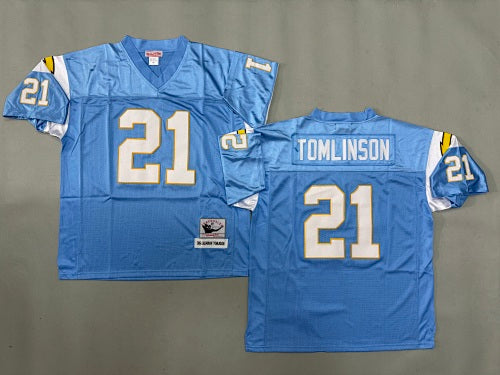 Mens LaDainian Tomlinson#21 San Diego Chargers Vintage Throwback Jersey
