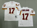 Mens Doug Williams#17 white Washington Commanders  Vintage Throwback Jersey