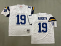 Mens Lance Alworth#19 white San Diego Chargers Vintage Throwback Jersey