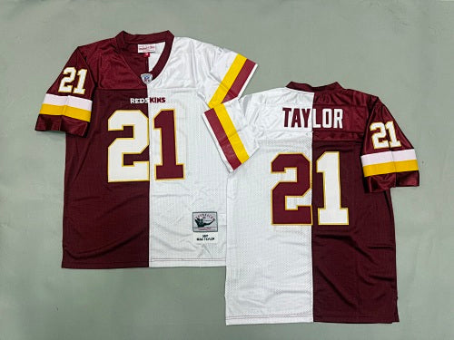 Mens Sean Taylor #21 Washington Commanders  Vintage Throwback Jersey