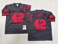Mens Ronnie Lott#42 black San Francisco 49ers Vintage Throwback Jersey
