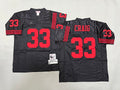 Mens Roger Craig#33 black San Francisco 49ers Vintage Throwback Jersey