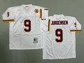 Mens Sonny Jurgensen#9 white Washington Commanders  Vintage Throwback Jersey