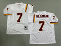 Mens Joe Theismann#7 white Washington Commanders  Vintage Throwback Jersey