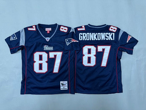 Youth Rob Gronkowski #87 New England Patriots Vintage Throwback Jersey