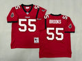 Mens Derrick Brooks#55 Tampa Bay Buccaneers Vintage Throwback Jersey