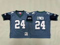 Youth Marshawn Lynch#24 Seattle Seahawks Vintage Throwback Jersey