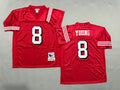 Mens Steve Young#8 San Francisco 49ers Vintage Throwback Jersey