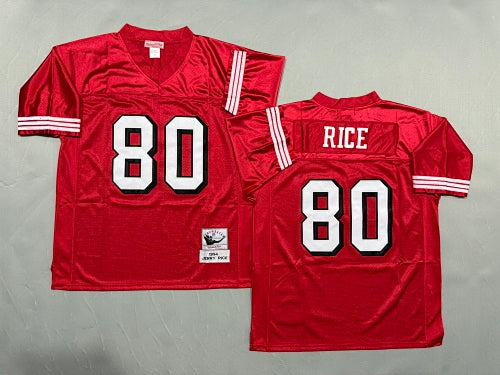 Mens Jerry Rice#80 San Francisco 49ers Vintage Throwback Jersey