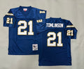 Mens LaDainian Tomlinson#21 San Diego Chargers Vintage Throwback Jersey