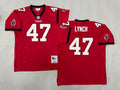 Mens John Lynch#47 Tampa Bay Buccaneers Vintage Throwback Jersey