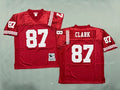 Mens Dwight Clark#87  San Francisco 49ers Vintage Throwback Jersey