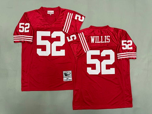 Mens Patrick Willis#52 San Francisco 49ers Vintage Throwback Jersey