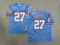 Mens Eddie George#27 Tennessee Oilers Vintage Throwback Jersey