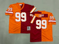 Mens Warren Sapp#99 Tampa Bay Buccaneers Vintage Throwback Jersey