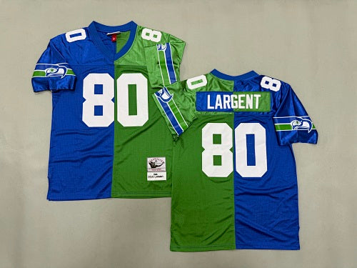 Mens Steve Largent#80 Seattle Seahawks  Vintage Throwback Jersey